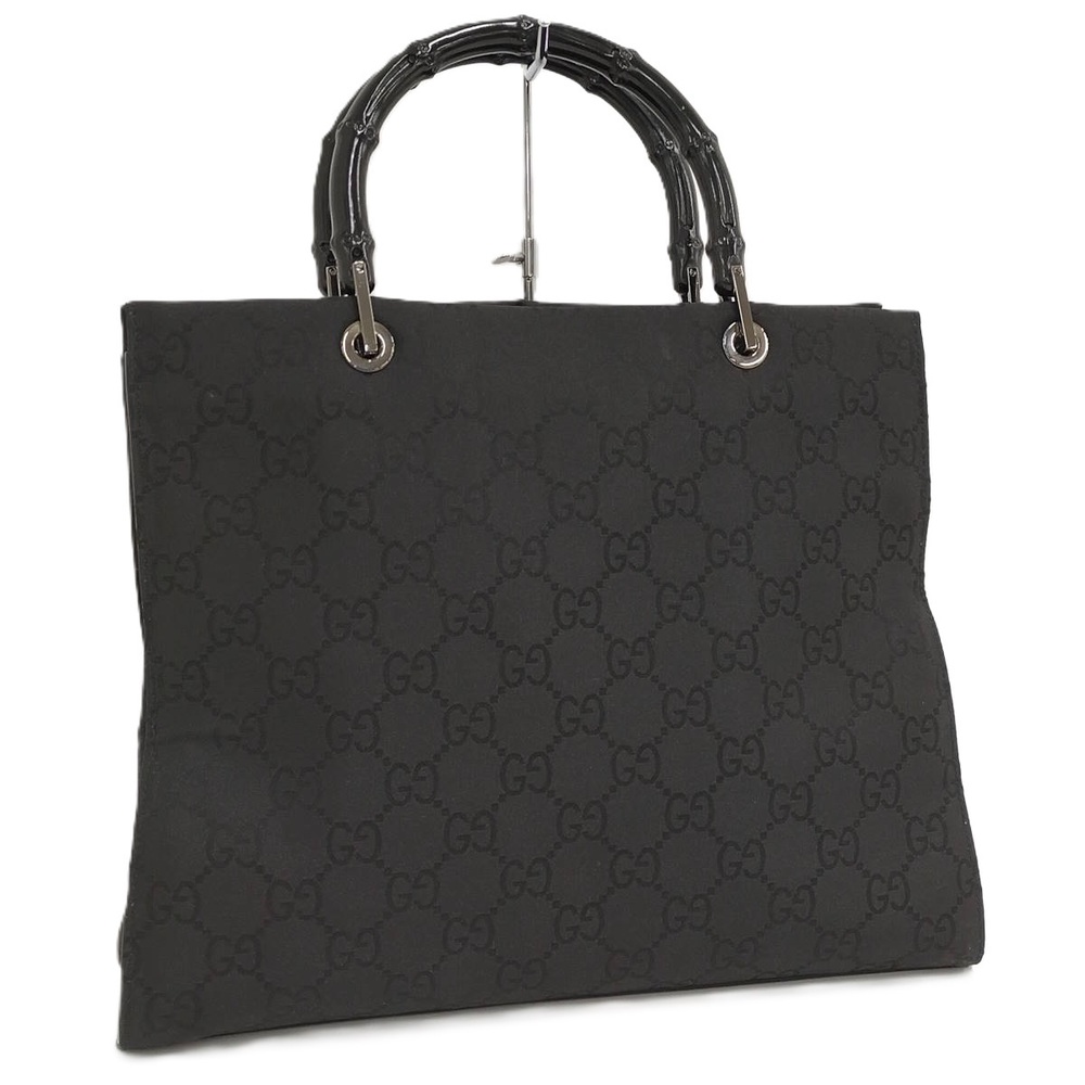 GUCCI Bamboo Tote Bag Black